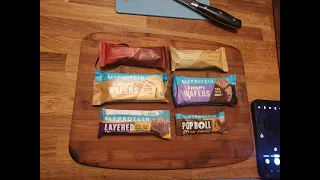 MyProtein Protein Bars Review