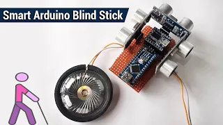 How to Make a Smart Blind Stick using Ultrasonic Sensor | Arduino Project