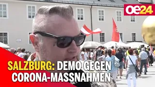 Salzburg: Demo gegen Corona-Massnahmen