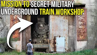 Exploring a secret military underground train workshop | ABANDONED