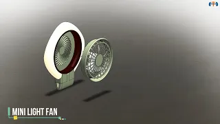 Mini Light Fan - Máy Quạt Mini Có Đèn