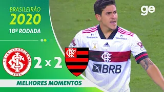 INTERNACIONAL 2 X 2 FLAMENGO | MELHORES MOMENTOS | 18ª RODADA BRASILEIRÃO 2020 | ge.globo