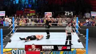 WWE 2K15 | Brock Lesnar vs Undertaker | Summerslam 2015