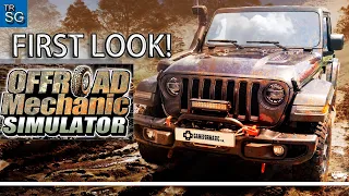 Offroad Mechanic Simulator - This Game is a mix of Car Mechanic Simulator and Snowrunner!