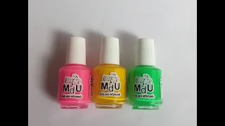 Mundo de Uñas mini stamping polishes: First Impression.