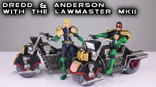 Hiya Toys JUDGE DREDD & ANDEROSN w/ the LAWMASTER MKII Exquisite Mini Action Figure Review