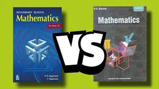 RD SHARMA vs RS AGGRAWAL - Best refrence books for class 10? #shorts #cbse