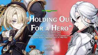 Holding Out For A Hero - Bonnie Tyler (Lyrics Video ft. Genshin Impact, Arlecchino) (4K)