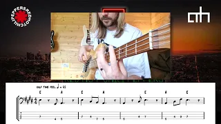 Red Hot Chili Peppers - These Are the Ways - Bass Playthrough with Tab
