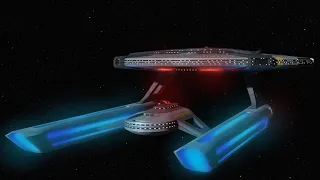 USS Cerritos California class 3D model test - Star Trek Lower Decks