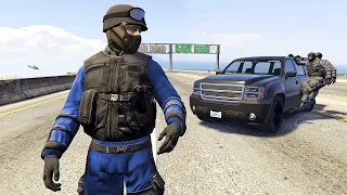 إلعب كأنك شرطي قوات التدخل السريع في جي تي أي 5 | GTA 5 SWAT Team