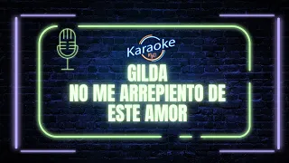 Gilda -  No me arrepiento de este amor (Pista Instrumental)