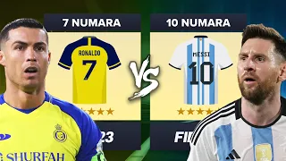 10 NUMARALI FUTBOLCULAR vs 7 NUMARALI FUTBOLCULAR // FIFA 23 KARİYER MODU ALL-STAR KAPIŞMA