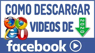 Cómo DESCARGAR VÍDEOS de FACEBOOK ⚡️ a mi PC ✅ SIN aplicaciones, Ni programas [2021]