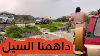 We were attacked by a torrent in Wadi Qanouna