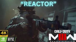 Modern Warfare 3 "REACTOR" Mission Walkthrough [4K] (Campaign Early Access - No Commentary)