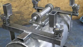 How to Make Vibrating machine for cleaning and polishing rusty parts!