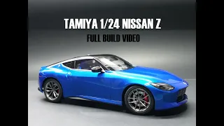 Tamiya Nissan Z (RZ34) 1/24 full build video