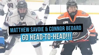 Matthew Savoie & Connor Bedard Face-Off in EPIC BATTLE!!!