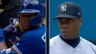 Aroldis Chapman's Epic 13-Pitch Battle vs Vladimir Guerrero Jr. | August 11, 2019 | 2019 MLB Season