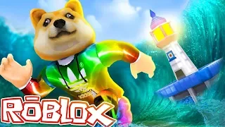 ¿¡PODRÁS SOBREVIVIR AL TSUNAMI DE ROBLOX!? | Tsunami Roblox en español