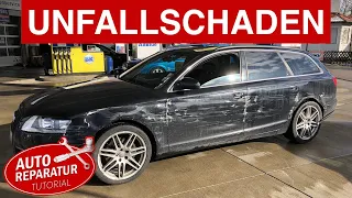 Unfallschaden | Low Budget Reparatur Audi A6 4F