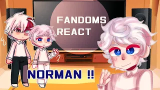 ꒷꒦︶ FANDOMS REACT ;; NORMAN — THE PROMISED NEVERLAND !! [5/6] 𓄹