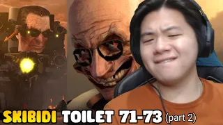 REAKSI EPISODE TERBARU SKIBIDI TOILET!! (episode 71-73 part 2)