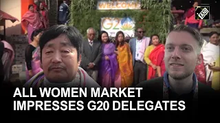 Manipur: G20 delegates visit Ima Keithel in Imphal West