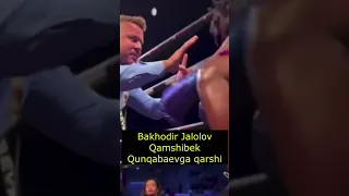 Bakhodir Jalolov Qamshibek Qunqabaevga qarshi devlar jangi #shorts #2023