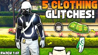 GTA 5 ONLINE TOP 5 CLOTHING GLITCHES AFTER PATCH 1.67! (Invisible Arms, Duffel Bags & More!)