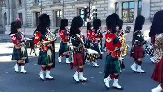 The Royal Highland Fusiliers,2nd Battalion,The Royal Regiment of Scotland homecoming parade Glasgow