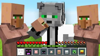 Me Paso Minecraft Pero Puedo COMER Todos los MOBS!!