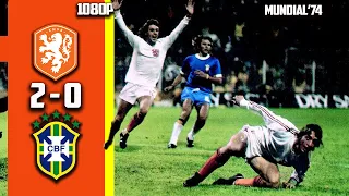 Netherlands vs Brazil 2 - 0 Highlight All Goals Second Round World Cup 74 HD