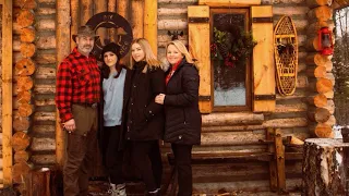 A Family Christmas at a Log Cabin in Canada