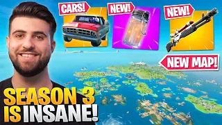 EVERYTHING Epic DIDN'T Tell You In The SEASON 3 Update! (NEW MAP, Cars + MORE) - Fortnite