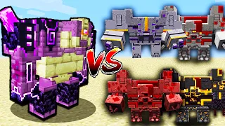 ENDER GUARDIAN vs All Monstrosities (Minecraft Dungeons) / Mob Battle In Minecraft 1.19