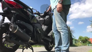 Yamaha X-Max 400 Leo Vince Exhaust Sound