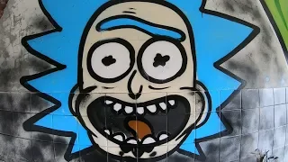 Rick And Morty Graffiti