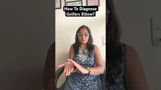 Golfers Elbow Test In Gujarati | Medial Epicondylitis | Golfers Elbow Diagnosis | Dr.Maitri Kothari