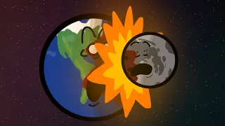 What if the moon collided with the Earth?