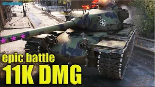 Самый ЭКШОНОВЫЙ бой T110E5 ✅ World of Tanks ТТ-10 США