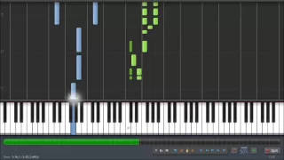 He's a Pirate - Easy Piano Tutorial (50% Speed) Synthesia