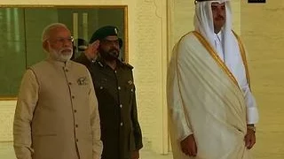 PM Modi receives ceremonial welcome at Emiri Diwan - ANI News