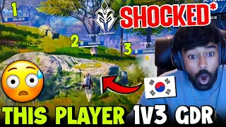 This Korean Player impossible 1v3 GDR ✈️ Everyone Shocked 😳🔥