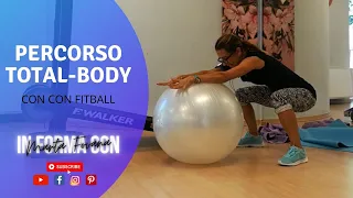 20 MIN FITBALL TOTALBODY WORKOUT - Esercizi per tonificare e modellare i muscoli // Senza tappeto