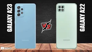 Samsung Galaxy a23 vs a22