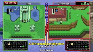 Open 6/6 Fast Dec 12, 2022. ALTTP Randomizer Daily Race