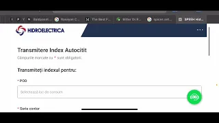 Cum transmit indexul la Hidroelectrica