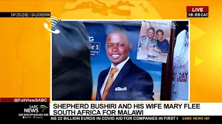 UPDATE I ECG leader Shepherd Bushiri and wife flee SA for Malawi